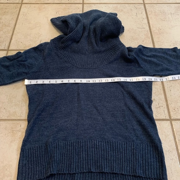 Joe Fresh Cowl Neck Sweater Navy Blue Size L - Picture 3 of 5